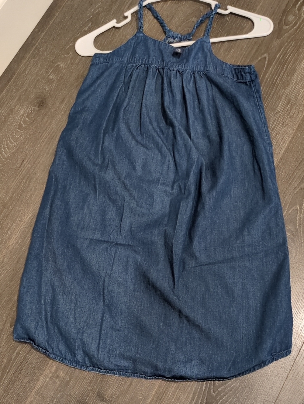 GAP Girls' Dark Blue Denim Sundress